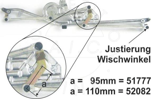 AIC 51777 - Система тяг і важелів приводу склоочисника autocars.com.ua