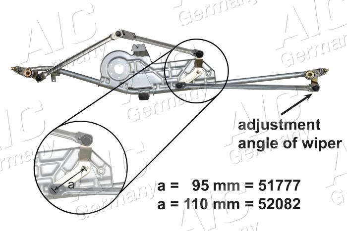 AIC 51777 - Система тяг і важелів приводу склоочисника autocars.com.ua