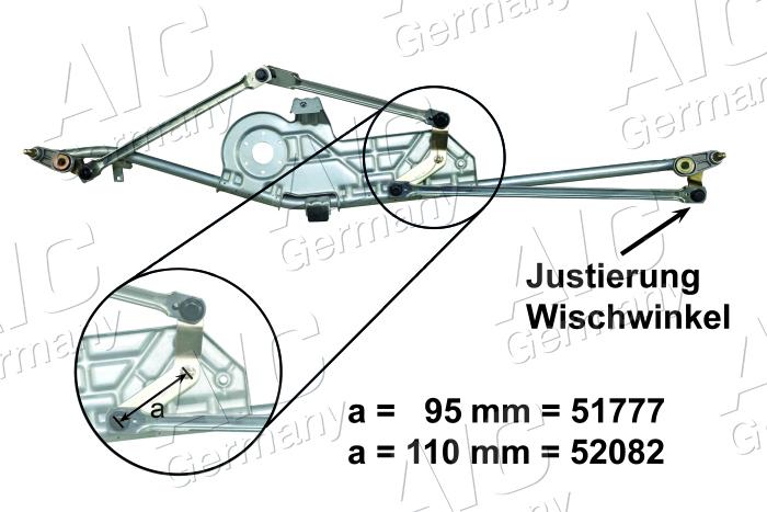 AIC 51777 - Система тяг і важелів приводу склоочисника autocars.com.ua