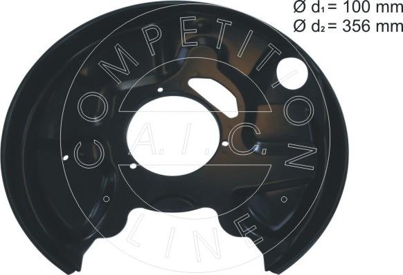 AIC 55683 - Отражатель, защита, тормозной диск avtokuzovplus.com.ua