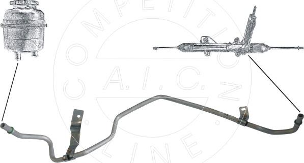 AIC 55969 - Гідравлічний шланг, рульове управління autocars.com.ua