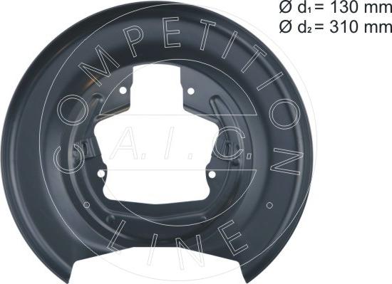 AIC 56974 - Відбивач, диск гальмівного механізму autocars.com.ua