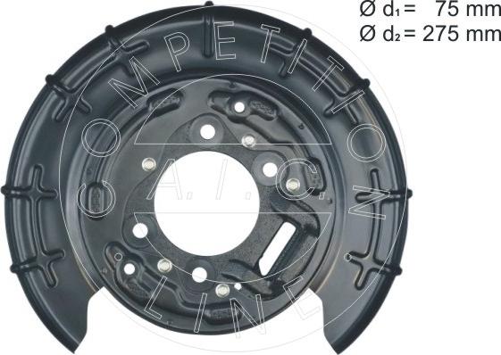 AIC 57008 - Відбивач, диск гальмівного механізму autocars.com.ua