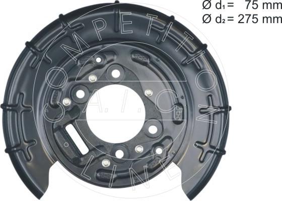 AIC 57009 - Відбивач, диск гальмівного механізму autocars.com.ua