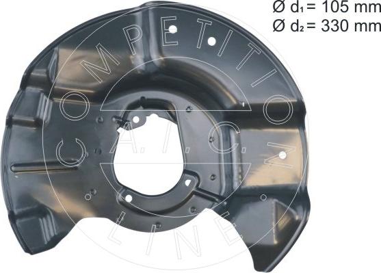 AIC 57126 - Відбивач, диск гальмівного механізму autocars.com.ua
