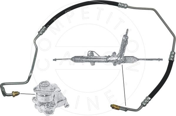 AIC 57673 - Гідравлічний шланг, рульове управління autocars.com.ua