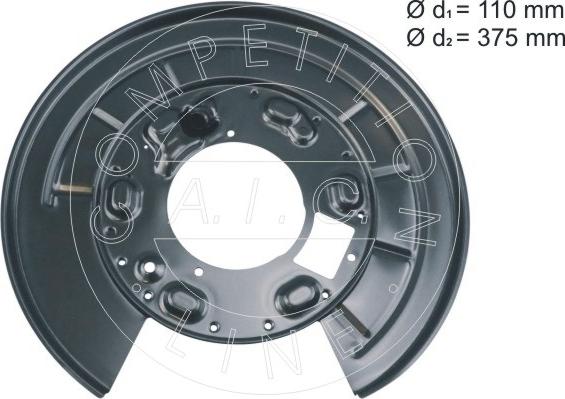 AIC 57785 - Відбивач, диск гальмівного механізму autocars.com.ua