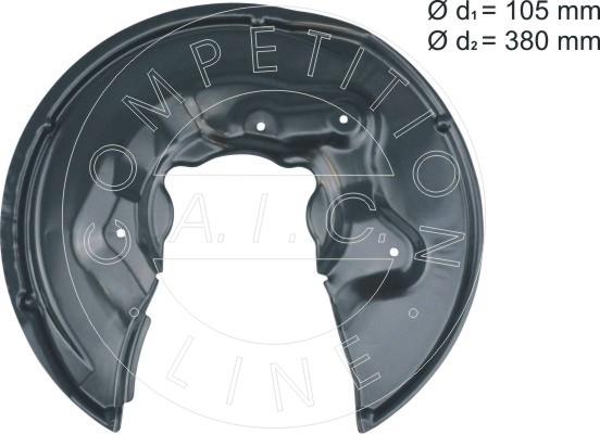 AIC 57835 - Отражатель, защита, тормозной диск avtokuzovplus.com.ua