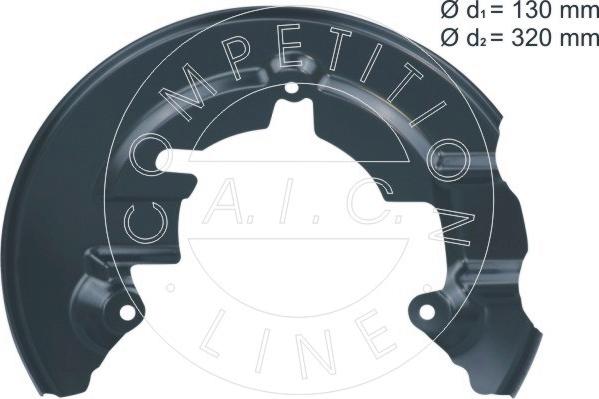AIC 58103 - Відбивач, диск гальмівного механізму autocars.com.ua
