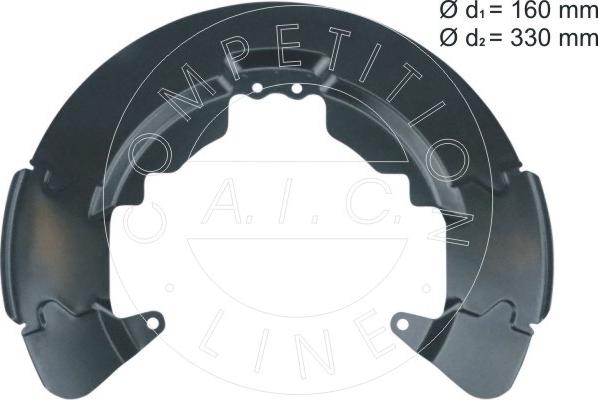 AIC 58107 - Відбивач, диск гальмівного механізму autocars.com.ua