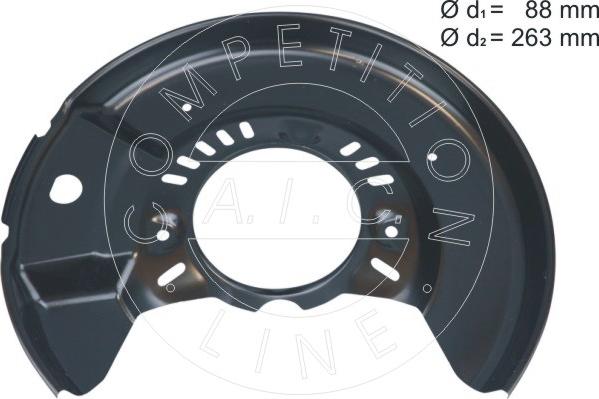 AIC 58277 - Відбивач, диск гальмівного механізму autocars.com.ua