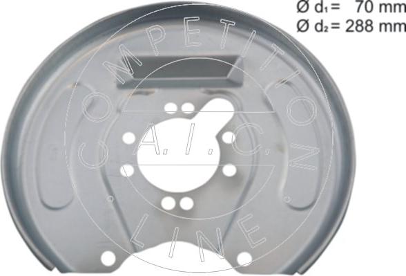 AIC 58829 - Відбивач, диск гальмівного механізму autocars.com.ua