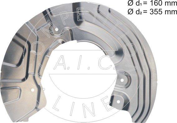 AIC 70737 - Відбивач, диск гальмівного механізму autocars.com.ua
