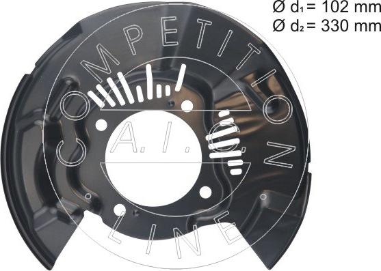 AIC 70741 - Відбивач, диск гальмівного механізму autocars.com.ua