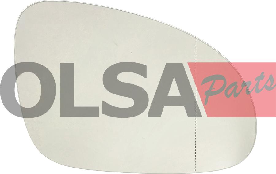 AIC 75396 - Дзеркальне скло, зовнішнє дзеркало autocars.com.ua