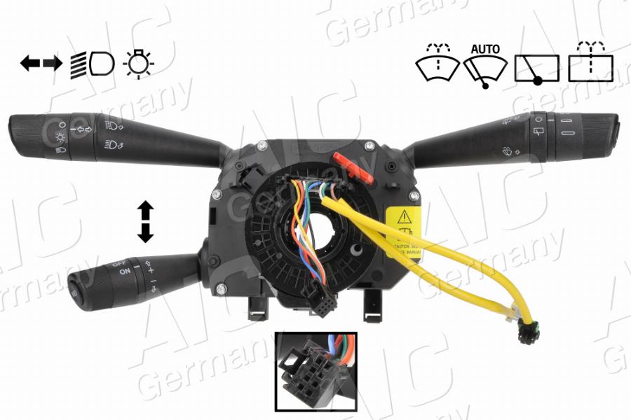 AIC 75834 - Вимикач на рульовій колонці autocars.com.ua