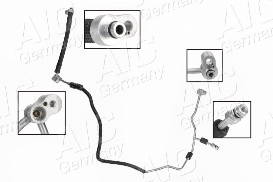 AIC 76169 - Трубопровід високого / низького тиску, кондиціонер autocars.com.ua