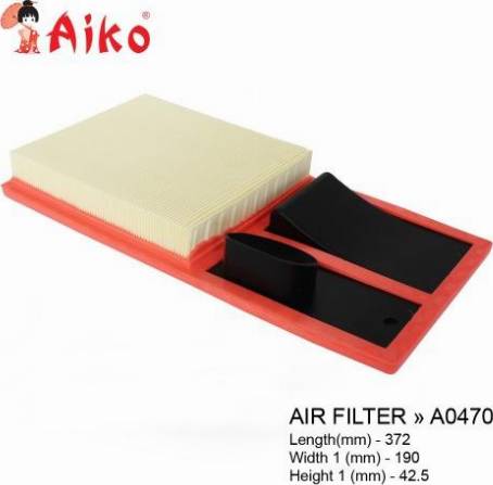AIKO A0470 - Воздушный фильтр avtokuzovplus.com.ua