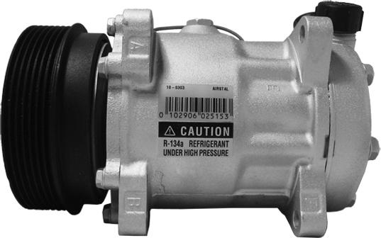 Airstal 10-0303 - Компресор, кондиціонер autocars.com.ua