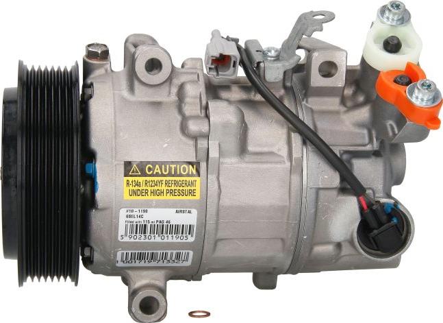 Airstal 10-1190 - Компресор, кондиціонер autocars.com.ua