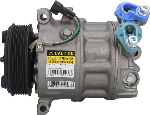 Airstal 10-2038 - Компресор, кондиціонер autocars.com.ua