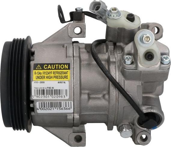 Airstal 10-2098 - Компресор, кондиціонер autocars.com.ua