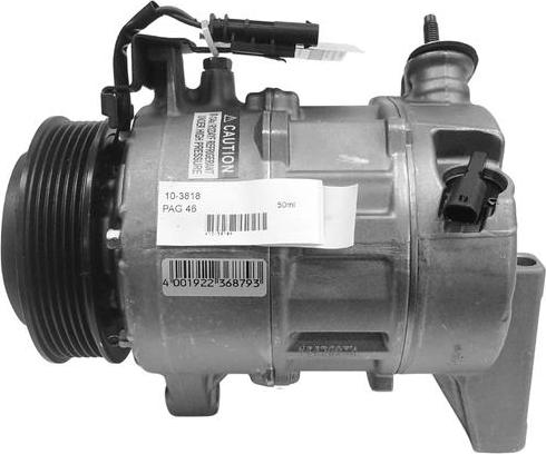 Airstal 10-3818 - Компресор, кондиціонер autocars.com.ua