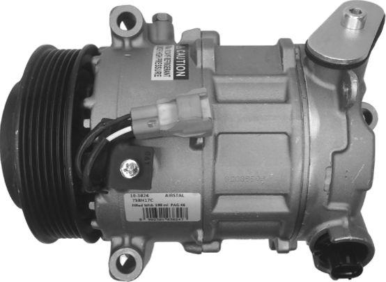 Airstal 10-3824 - Компресор, кондиціонер autocars.com.ua