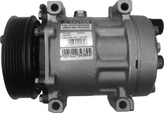 Airstal 10-4189 - Компресор, кондиціонер autocars.com.ua