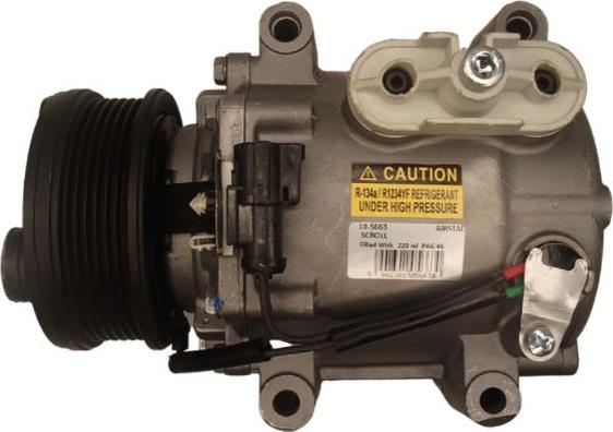 Airstal 10-5663 - Компресор, кондиціонер autocars.com.ua