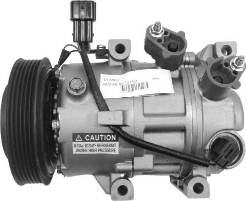 Airstal 10-5893 - Компресор, кондиціонер autocars.com.ua