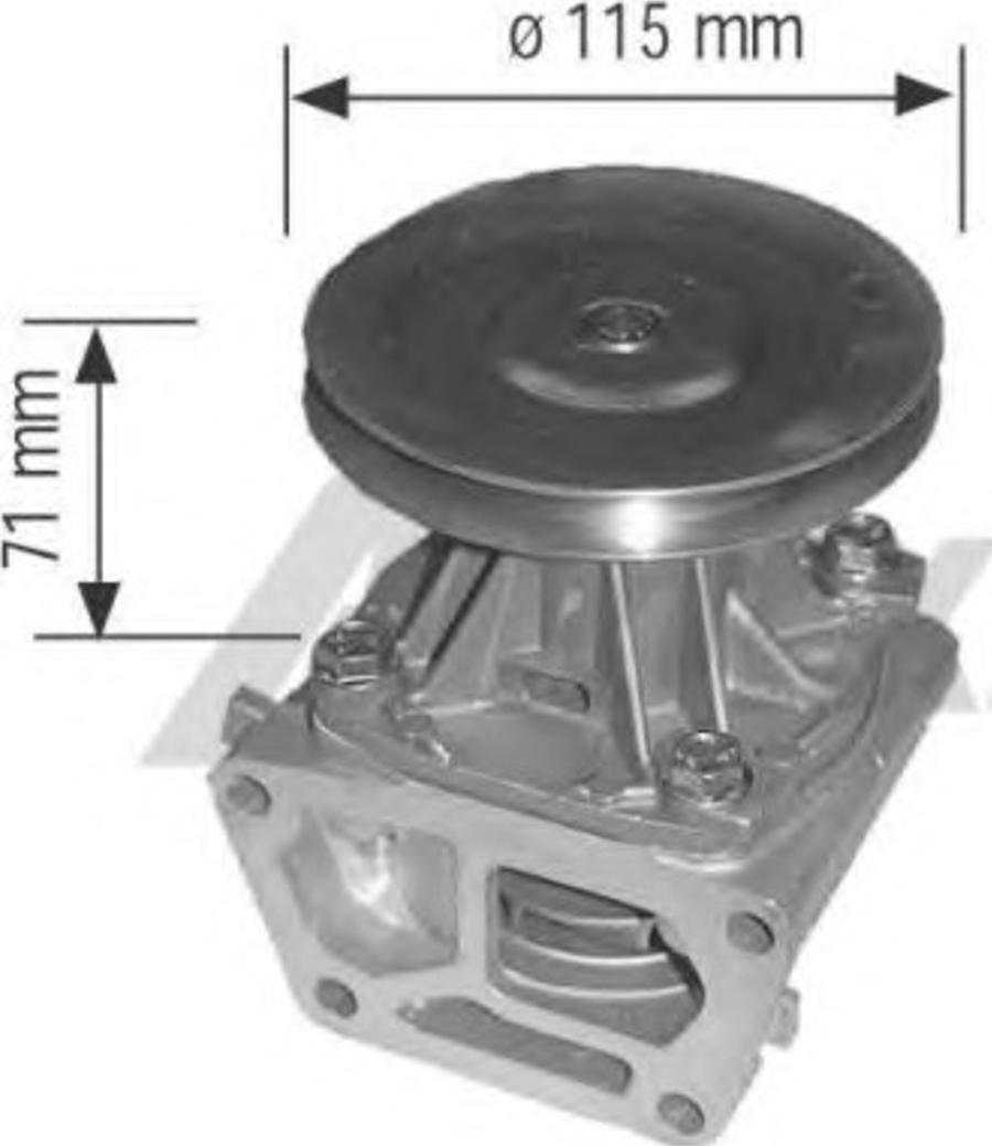 Airtex 1376 - Водяной насос avtokuzovplus.com.ua