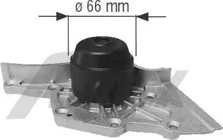 Airtex 1607 - Водяний насос autocars.com.ua