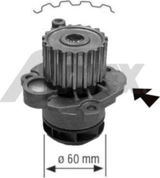 Airtex 1777 - Водяний насос autocars.com.ua