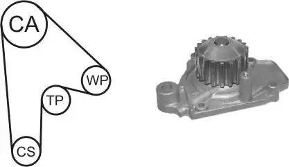 Airtex WPK-136802 - Водяний насос + комплект зубчатого ременя autocars.com.ua