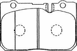 Aisin A1N025 - Тормозные колодки, дисковые, комплект avtokuzovplus.com.ua