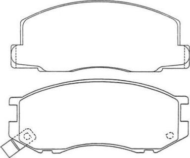 Aisin ASN-136W - Гальмівні колодки, дискові гальма autocars.com.ua