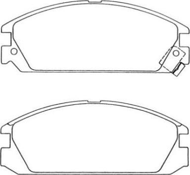 Aisin ASN-155 - Тормозные колодки, дисковые, комплект avtokuzovplus.com.ua