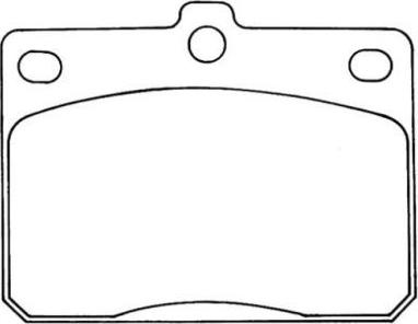 Aisin ASN-16 - Тормозные колодки, дисковые, комплект autodnr.net