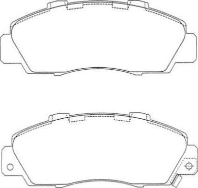 Aisin ASN-187 - Тормозные колодки, дисковые, комплект avtokuzovplus.com.ua