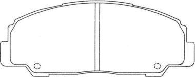 Aisin ASN-2007 - Тормозные колодки, дисковые, комплект autodnr.net