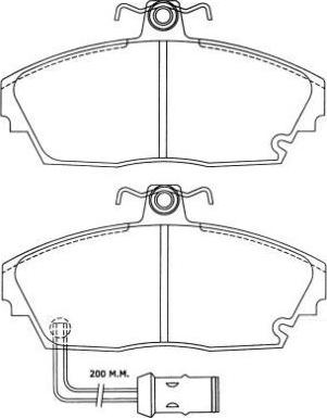 Aisin ASN-2023 - Тормозные колодки, дисковые, комплект avtokuzovplus.com.ua