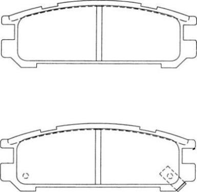 AISIN ASN-2024 - Тормозные колодки, дисковые, комплект avtokuzovplus.com.ua