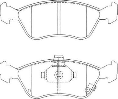 Aisin ASN-2029 - Тормозные колодки, дисковые, комплект autodnr.net