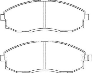 Aisin ASN-2036 - Тормозные колодки, дисковые, комплект avtokuzovplus.com.ua