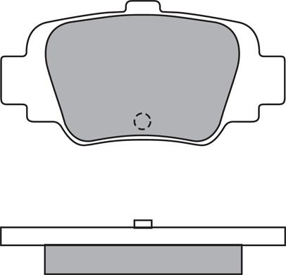 Aisin ASN-2047 - Тормозные колодки, дисковые, комплект avtokuzovplus.com.ua