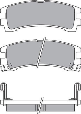 Aisin ASN-2084 - Тормозные колодки, дисковые, комплект autodnr.net