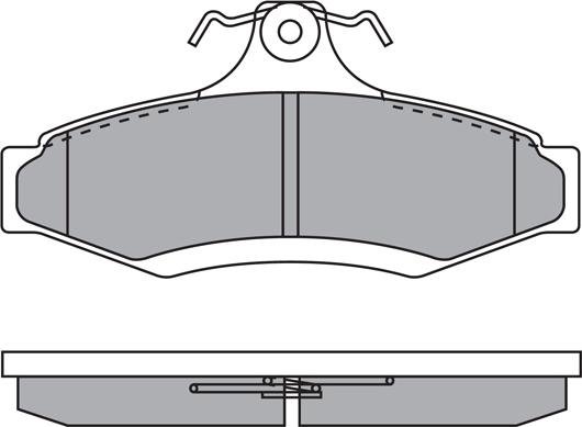 Aisin ASN-2091 - Тормозные колодки, дисковые, комплект avtokuzovplus.com.ua