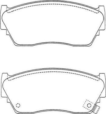 AISIN ASN-209W - Гальмівні колодки, дискові гальма autocars.com.ua