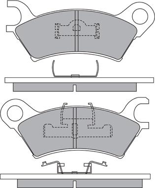 Aisin ASN-2113 - Тормозные колодки, дисковые, комплект avtokuzovplus.com.ua